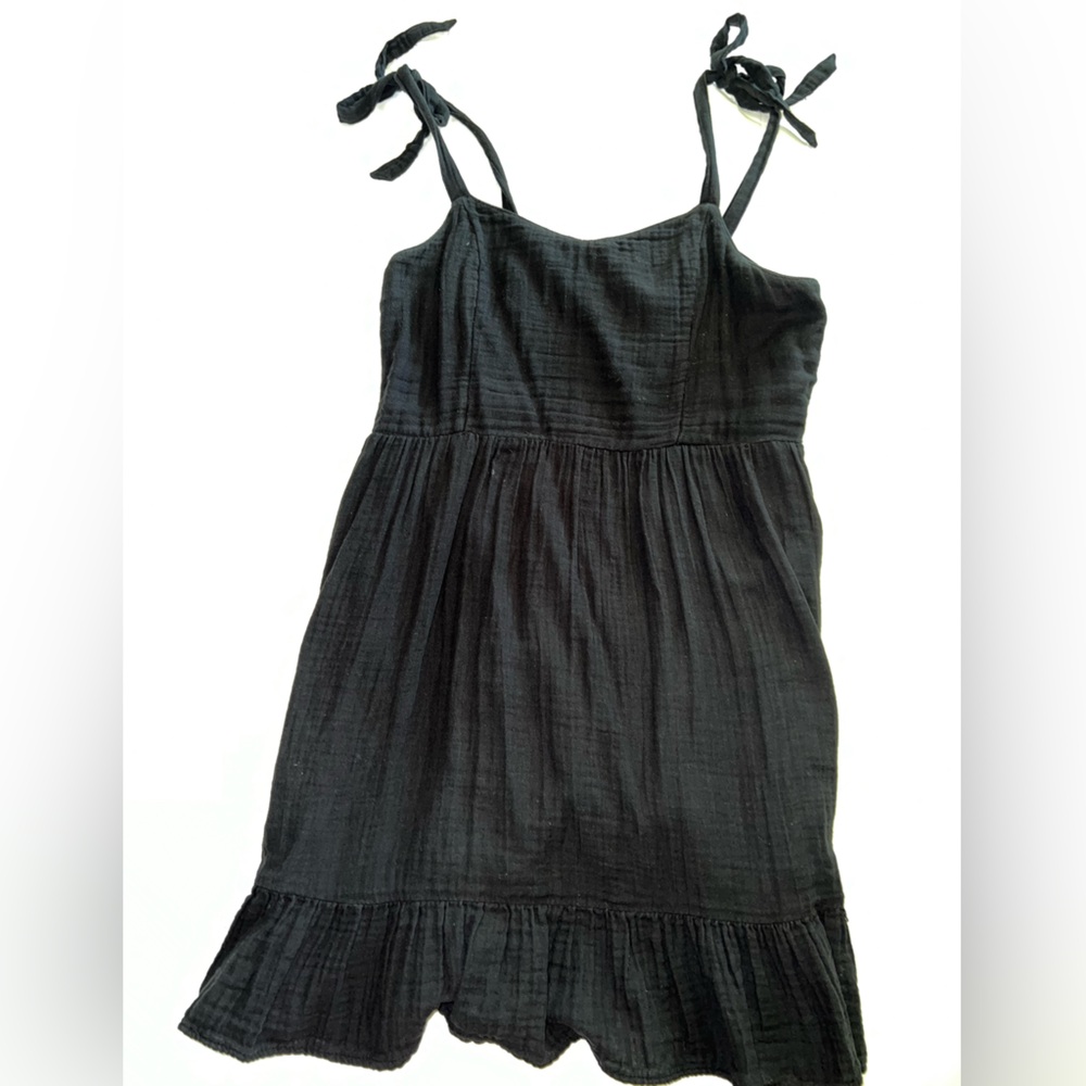 Old Navy Black Flowy Sundress